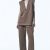 Darted Cotton Trousers