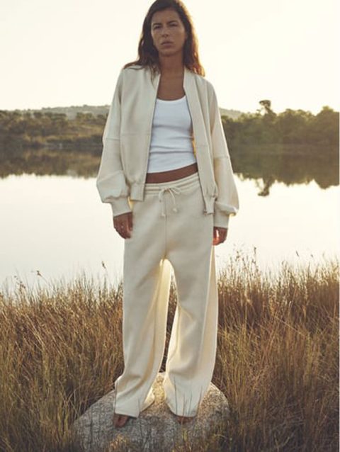 Bomber Sweatshirt With Zip